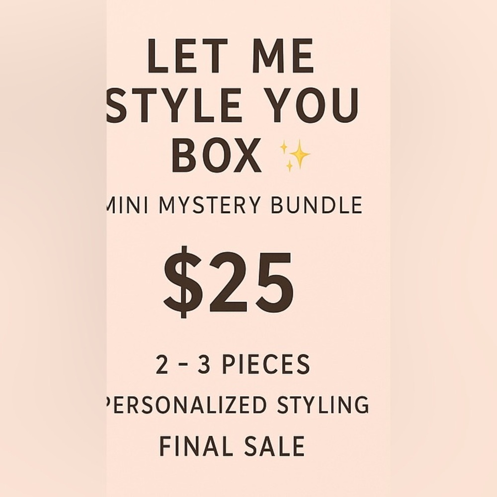 ✨ Let Me Style You Box – Mini Mystery Bundle ✨